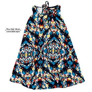 Iris & Ivy 6Y Colorful Print Dress
